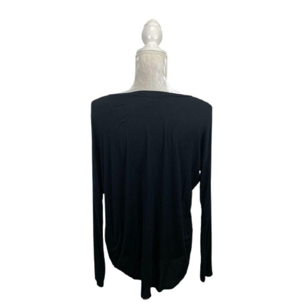 PINK Super Soft Caged Neck Black Knit Top Casual M - Picture 6 of 9